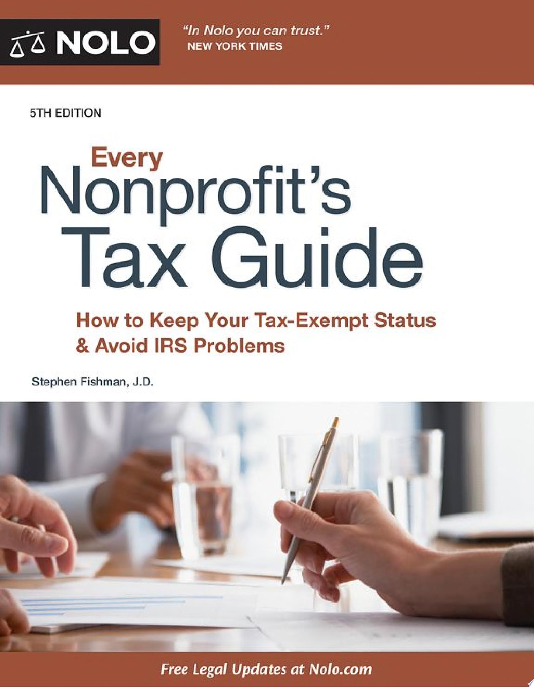 Image for "Every Nonprofit's Tax Guide"