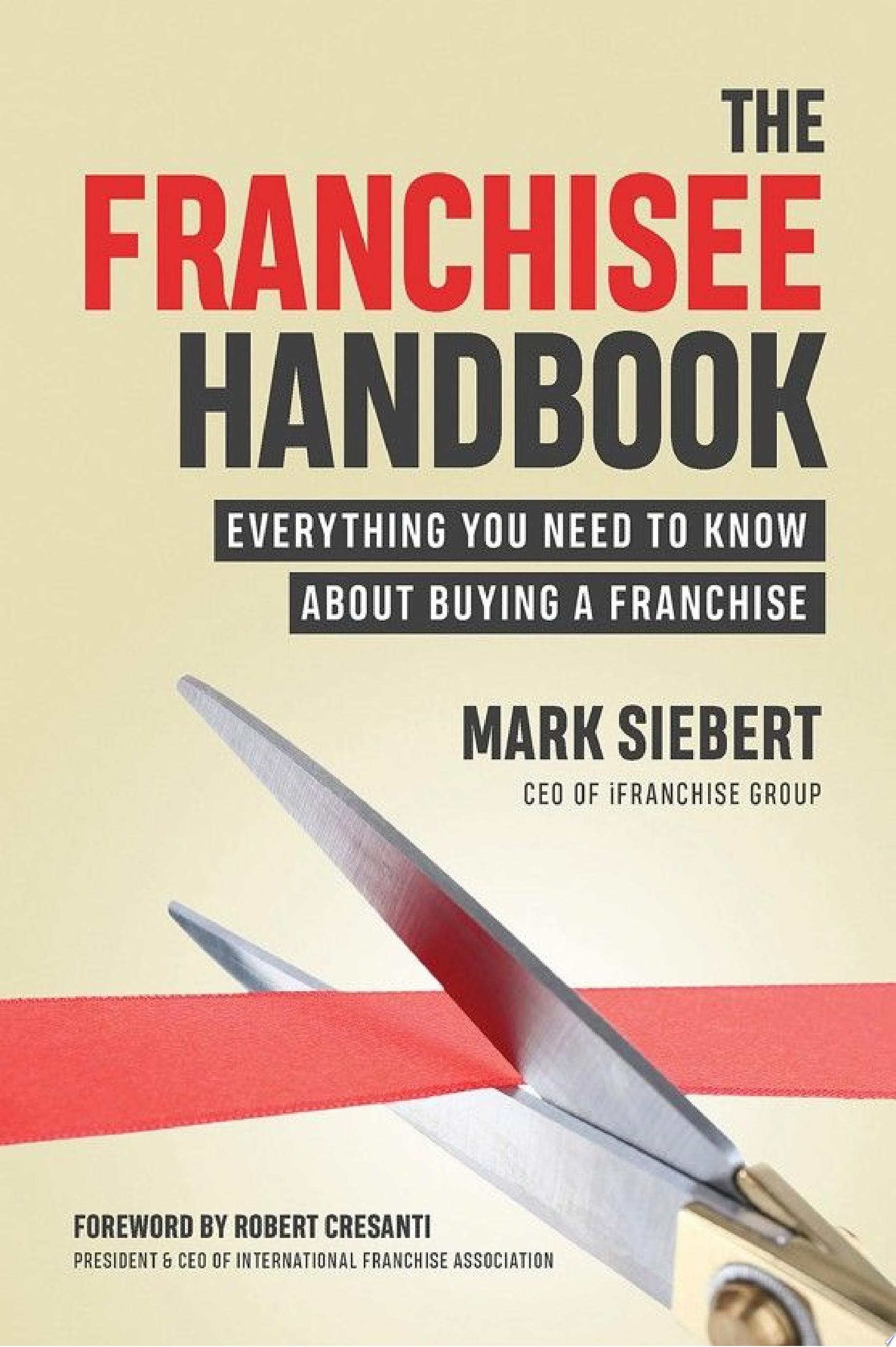 Image for "The Franchisee Handbook"