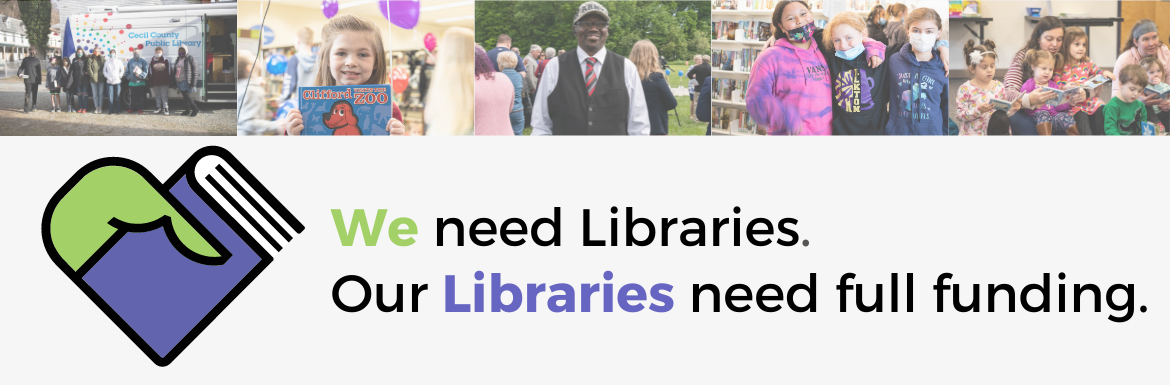 We need libraries - our libraries need full funding