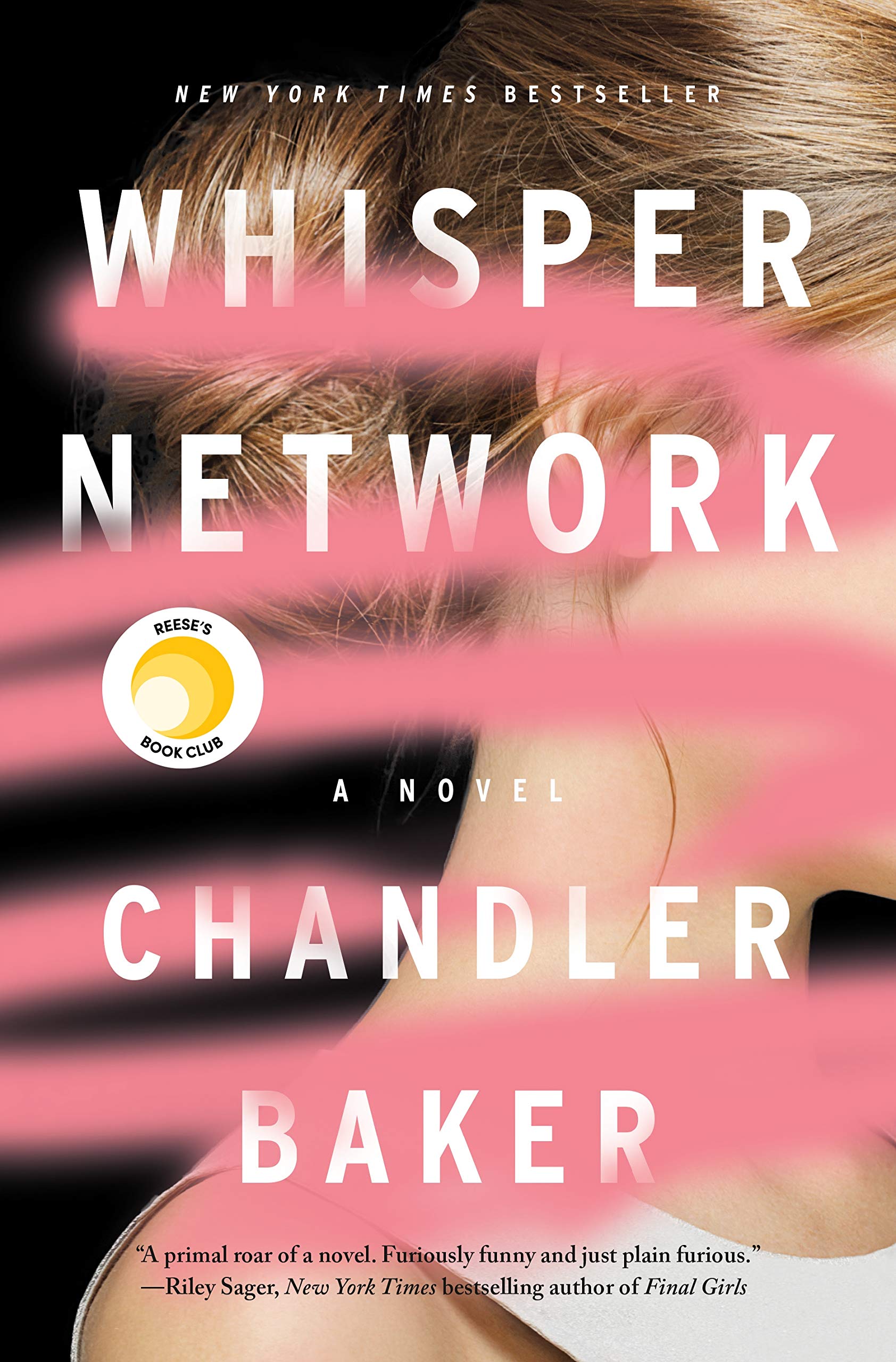 Image of the cover for the book "The Whisper Network" by Chandler Baker
