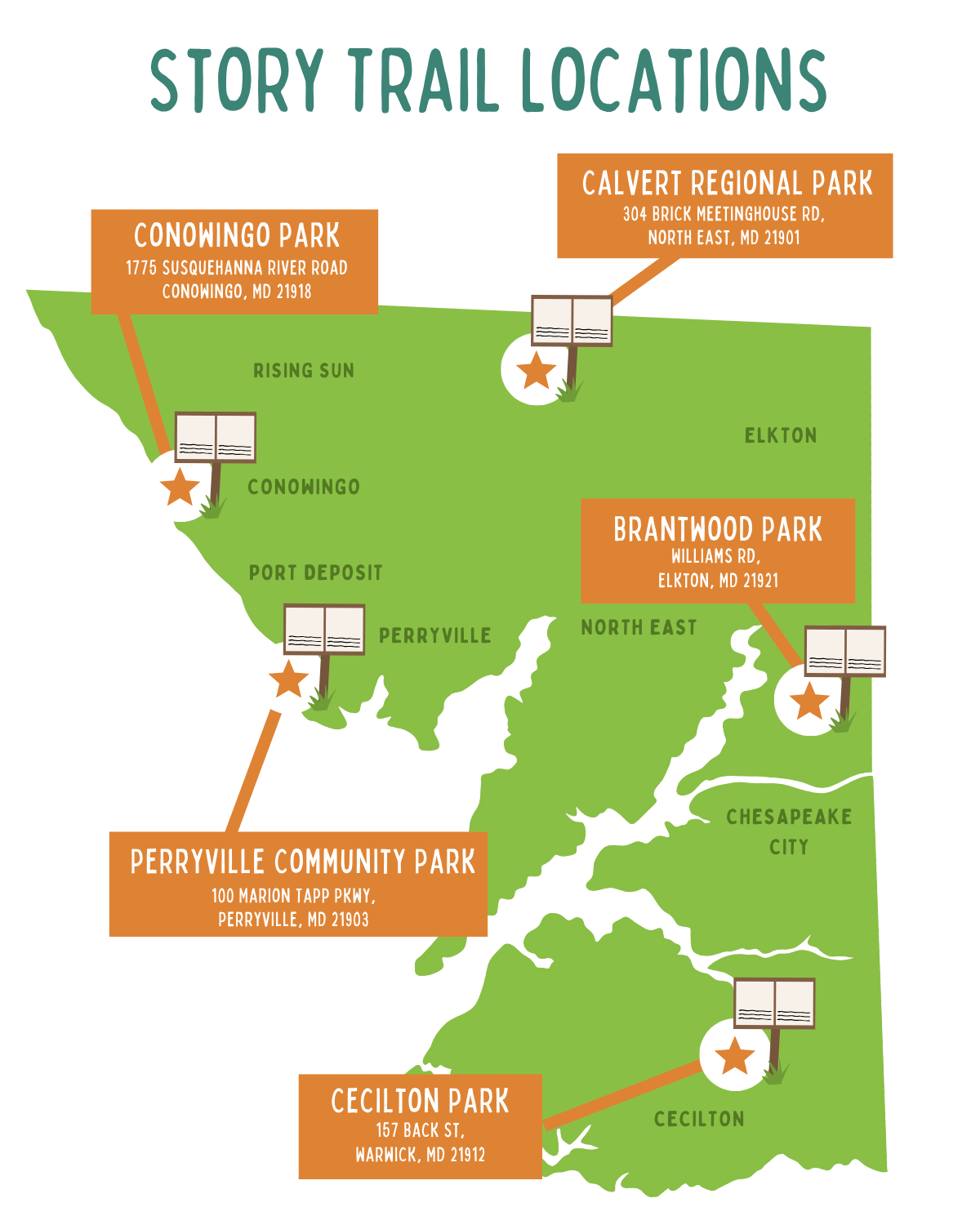 Story Trail Map Locations