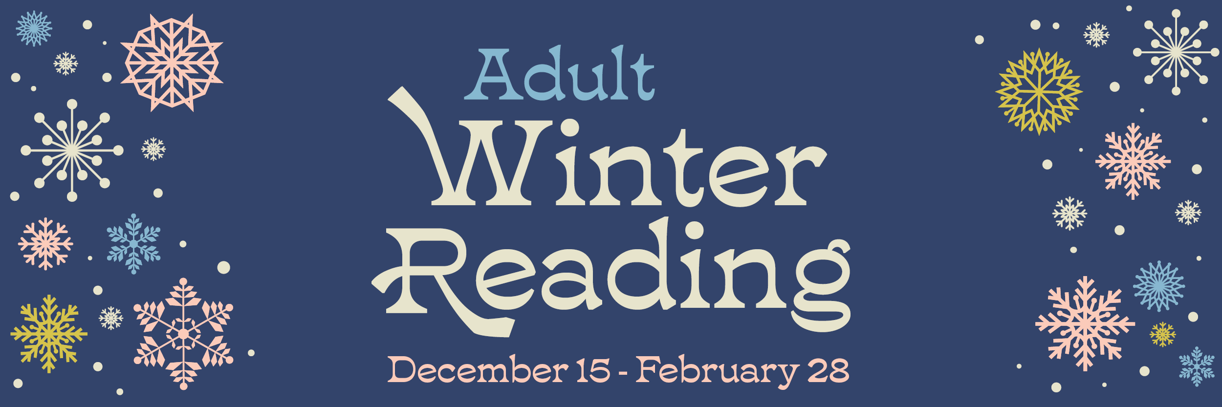 Adult Winter Reading, December 15 - February 28, 2026