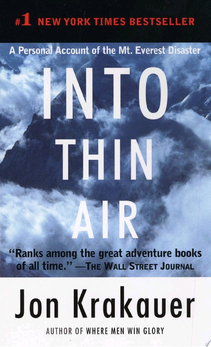 Image for "Into Thin Air"