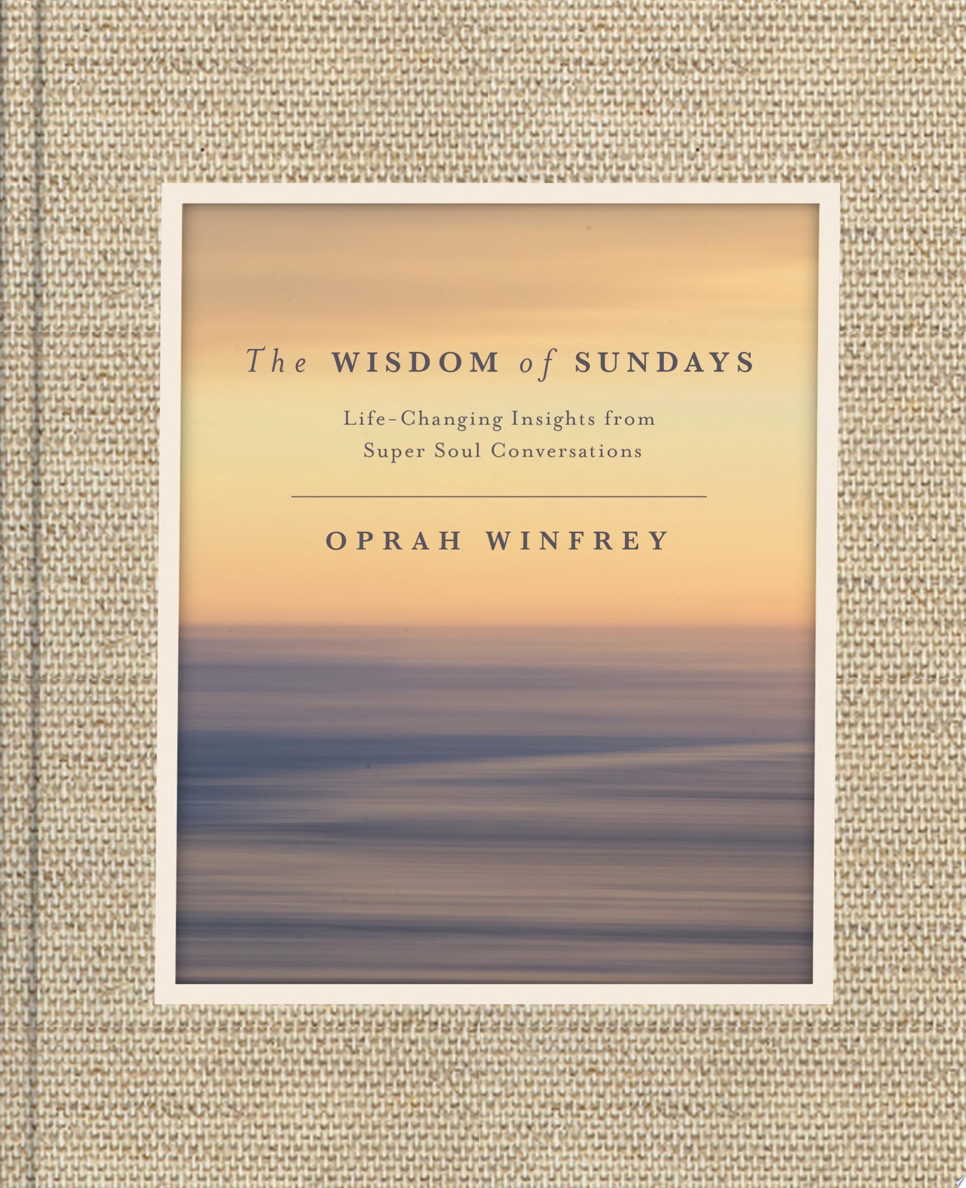 Image for "The Wisdom of Sundays"