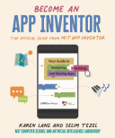 Image for "Become an App Inventor: The Official Guide from MIT App Inventor"
