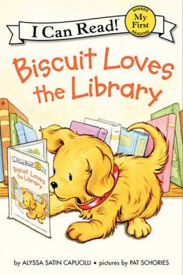 Biscuit loves the library