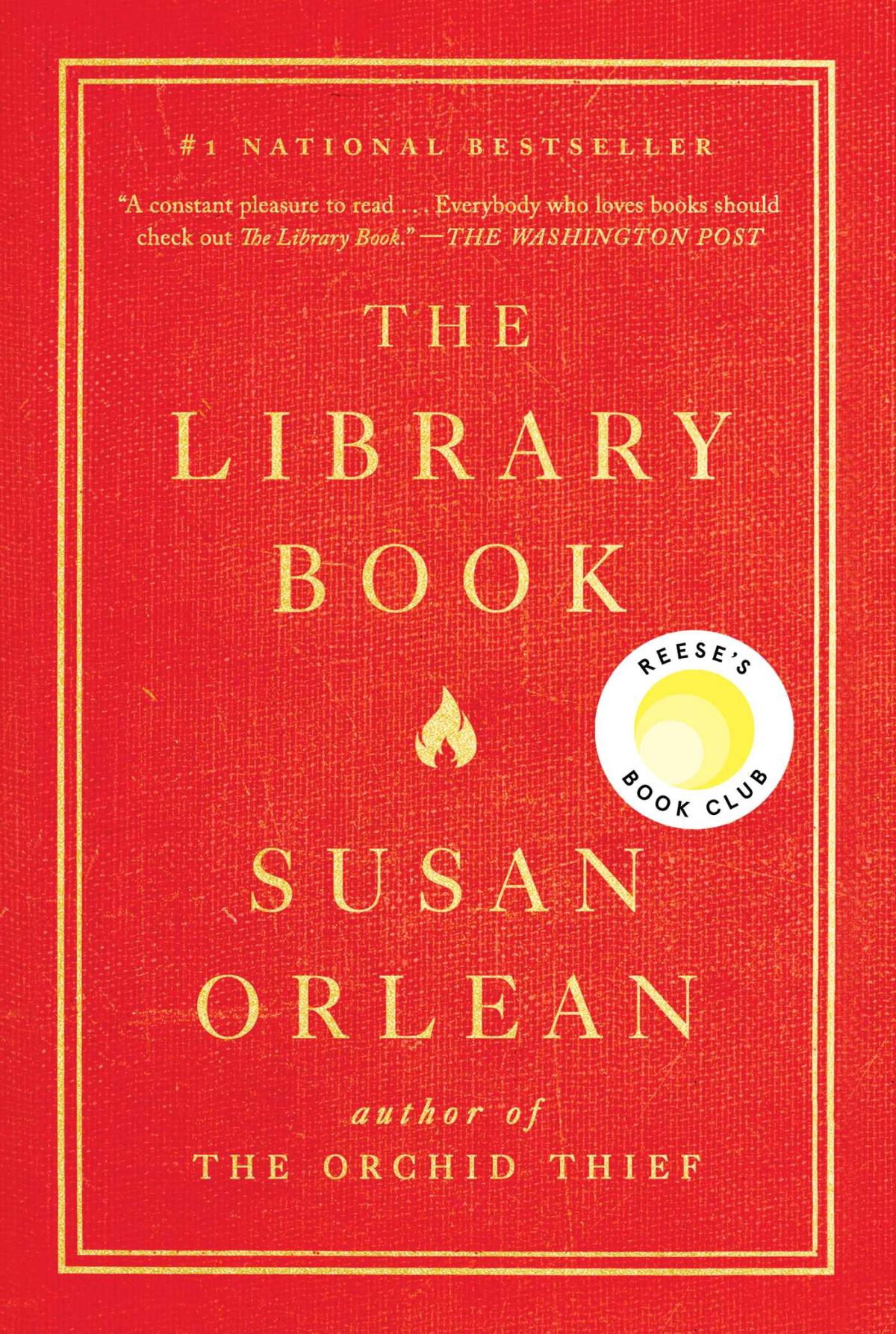 Cover of "The Library Book" by Susan Orlean
